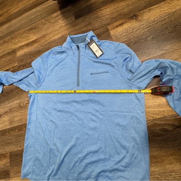 Vineyard Blue Quarter-Zip Pullover XL nwt - Picture 6 of 7